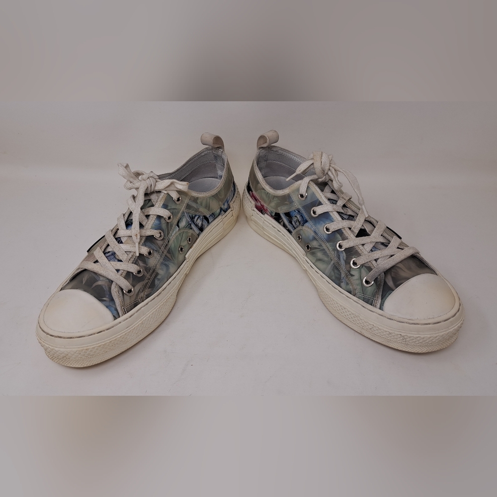 Dior x Sorayama Men's B23 Robot Floral Sneaker Shoes Lace Ups Size 8 US 41 EU - Picture 9 of 16